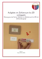 Vorschau - Arbeitsblätter - Verdoppeln von Zahlen im Zahlenraum bis 20 - Deckblatt