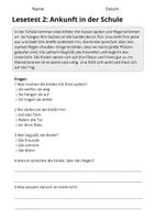 Vorschau - Stundenentwürfe - Lesetest Klasse 3 – Ein regnerischer Tag | 10 Lesetexte mit Fragen & Lösungen - Seite 3