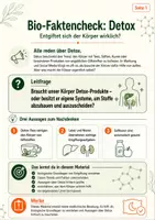 Vorschau - Arbeitsblätter - Bio-Faktencheck: Detox - Unterrichtsmaterial zu Leber, Nieren, Stoffwechsel, Ausscheidung und Detox-Trends - Seite 1