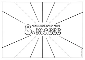Vorschau - Mal- und Bastelvorlagen - Erinnerungen an die 8. Klasse als Sketchnotes - Rückblick für das Schuljahresende - Seite 2