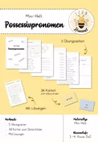 Vorschau - Arbeitsblätter - Mini-Heft Possessivpronomen (für DaZ geeignet) - Deckblatt