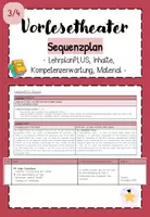 Vorschau - Stundenentwürfe - Vorlesetheater: Sequenzplan (LehrplanPLUS Bayern) - Kl. 3/4 - Deckblatt