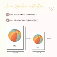 Vorschau - Bildkarten - Lernkarten Sommer | 50 sommerliche Bildkarten in zwei Größen - Seite 3