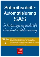 Vorschau - Arbeitsblätter - Satz- und Handschrifttraining in SAS - Stufe 4 - Deckblatt