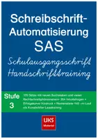 Vorschau - Arbeitsblätter - Satz- und Handschrifttraining in SAS - Stufe 3 - Deckblatt