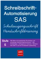 Vorschau - Arbeitsblätter - Satz- und Handschrifttraining in SAS - Stufe 5 - Deckblatt
