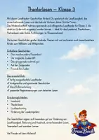 Vorschau - Arbeitsblätter - Leseband, Lesetheater, Theaterlesen Klasse 3 - Seite 1