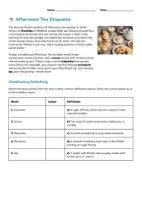 Vista previa - Unidades / Secuencias / Situaciones de Aprendizaje - The British tea tradition - página 1