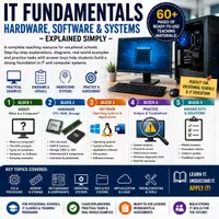 Vorschau - Unterrichtsreihen - IT Fundamentals – Hardware, Software & Computer Systems | Complete Vocational Education Unit - Deckblatt