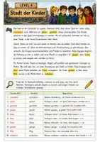 Vorschau - Arbeitsblätter - Level 4 - Die Stadt der Kinder. Rechtschreibung und Grammatik - Seite 2