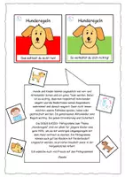 Vorschau - Fördermaterial/Inklusion - Hunderegeln - Piktogramme - Seite 1