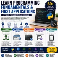 Vorschau - Unterrichtsreihen - Learn Programming with Python | Fundamentals & First Applications - Deckblatt