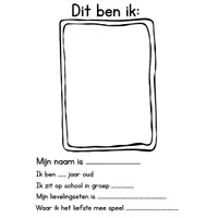 Voorbeeld - Ik-blad voor het rapport - Pagina 1