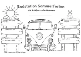 Vorschau - Arbeitsblätter - Reflexionsblätter zum Schuljahresende - 2 Varianten - Seite 3