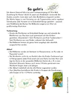 Vorschau - Stationenlernen - Lesespaziergang mit Wort-Bild-Zuordnung / Lesen Klasse 1 - Seite 1
