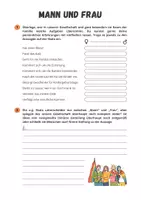 Vorschau - Arbeitsblätter - Familie ⎮ Gleichberechtigung zwischen Mann und Frau - Sachtext mit Aufgaben für Klasse 7 bis 8 - Seite 1