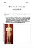 Vorschau - Arbeitsblätter - Theorie Klassik griechische Plastik in der Antike Oberstufe - Seite 2