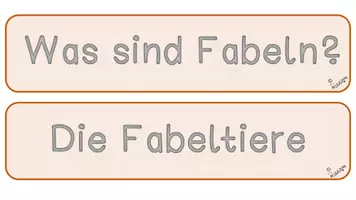 Vorschau - Unterrichtsreihen - Fabeln_Reihentransparenz_Tafelmaterial - Seite 3