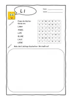 Vorschau - Stundenentwürfe - Klaro DaZ- & Homeschooling Einzelbuchstabenblatt Ll - Deckblatt