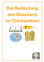 Vorschau - Arbeitsblätter - Der christliche Glaube und seine Bedeutung - Deckblatt