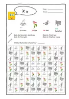 Vorschau - Unterrichtsreihen - Klaro - DAZ kleines Materialpäckchen zum Alphabet t, u, v, w, x ,y, z - Deckblatt