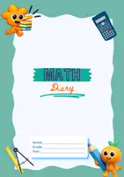 Vista previa - Hojas de trabajo - Diary Math - Teacher lesson planner. - Portada