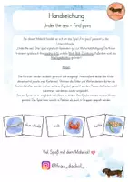 Vorschau - Spiele - Find pairs - „Under the sea" - spielerische Wortschatzfestigung - Seite 3