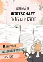 Vorschau - Arbeitsblätter - Materialpaket | Jugendschutzgesetz & Besuch im Gericht | 15 Seiten | inkl. Merkeinträge mit Lösung | Klasse 7 und 8 - Seite 1