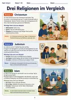 Vorschau - Experimente - Ferien Feste freie Zeit Religionen im Vergleich Klasse 7 bis 10 - Seite 2
