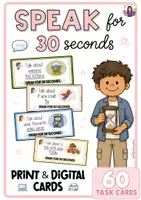 Vorschau - Stationenlernen - Speak for 30 seconds (Cards) - Deckblatt