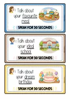 Vorschau - Stationenlernen - Speak for 30 seconds (Cards) - Seite 2