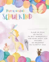 Vorschau - Mal- und Bastelvorlagen - Hurra endlich Schulkind bunt - Seite 3