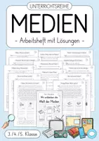 Vorschau - Unterrichtsreihen - Medien - Arbeitsheft / Unterrichtsreihe (3./4./5. Klasse) - Deckblatt