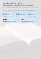 Vorschau - Unterrichtsreihen - Arbeitsrecht im Alltag – Rechte und Pflichten im Berufsleben verstehen - Deckblatt