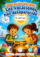 Vista previa - Juegos / Gamificación - Escape Room Veraniego - Primer ciclo de Primaria - Portada