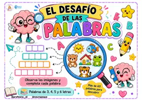 Vista previa - Tarjetas / Manipulativos - Detective de palabras - Material para trabajar la conciencia fonológica - Portada