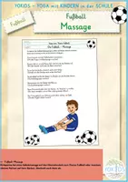 Vorschau - Lehrpläne/Lehrermaterial - Die Fußball-Massage alleine oder mit einem Partner - Deckblatt