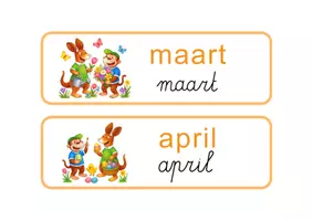 Voorbeeld - Maandkalender (hup en aap) - Pagina 3