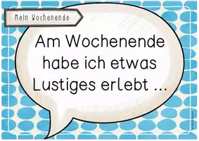 Vorschau - Poster - Mein Wochenende - Satzanfänge zur Reflexion - Seite 2