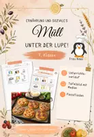 Vorschau - Stundenentwürfe - Müll unter der Lupe - Ernährung und Soziales 7. Klasse - Deckblatt