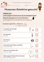 Vorschau - Arbeitsblätter - Museumsdetektive deutsch-arabisch Kl. 2 - Seite 1