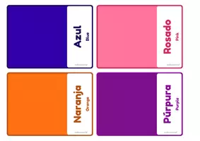Vista previa - Refuerzo / NEE / Materiales de apoyo - Flashcards colores - Portada
