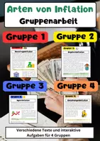 Vorschau - Arbeitsblätter - Arten von Inflation: Nachfrageinflation, Angebotsinflation, schleichende Inflation, Hyperinflation - Seite 1