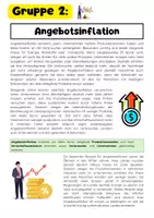 Vorschau - Arbeitsblätter - Inflation Gruppenarbeit: Nachfrageinflation, Angebotsinflation & Hyperinflation - Seite 3