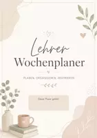 Vorschau - Anderer Materialtyp - Wochenplaner Lehrer - Deckblatt