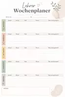 Vorschau - Anderer Materialtyp - Wochenplaner Lehrer - Seite 1
