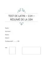Aperçu - Tests - Latin Forum_Résumé 9H_Objectifs + Test & Corrigé - Page de couverture