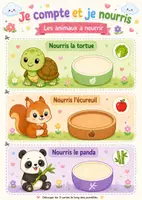 Aperçu - Jeux - Jeu de quantité "Nourri les animaux" - Page 2