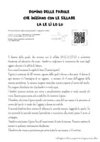anteprima - Giochi - SILLABE LA LE LI LO LU - DOMINO - Pagina 1