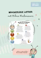 Vorschau - Mal- und Bastelvorlagen - Wochentage Kindergarten & Kita: Wochentagskarten, Symbole und Wochenraupe - Seite 1